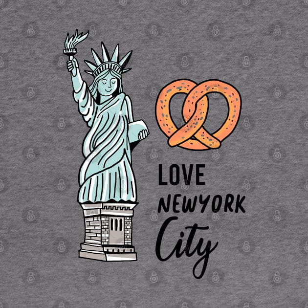 Love New York City Doodle by SuperrSunday